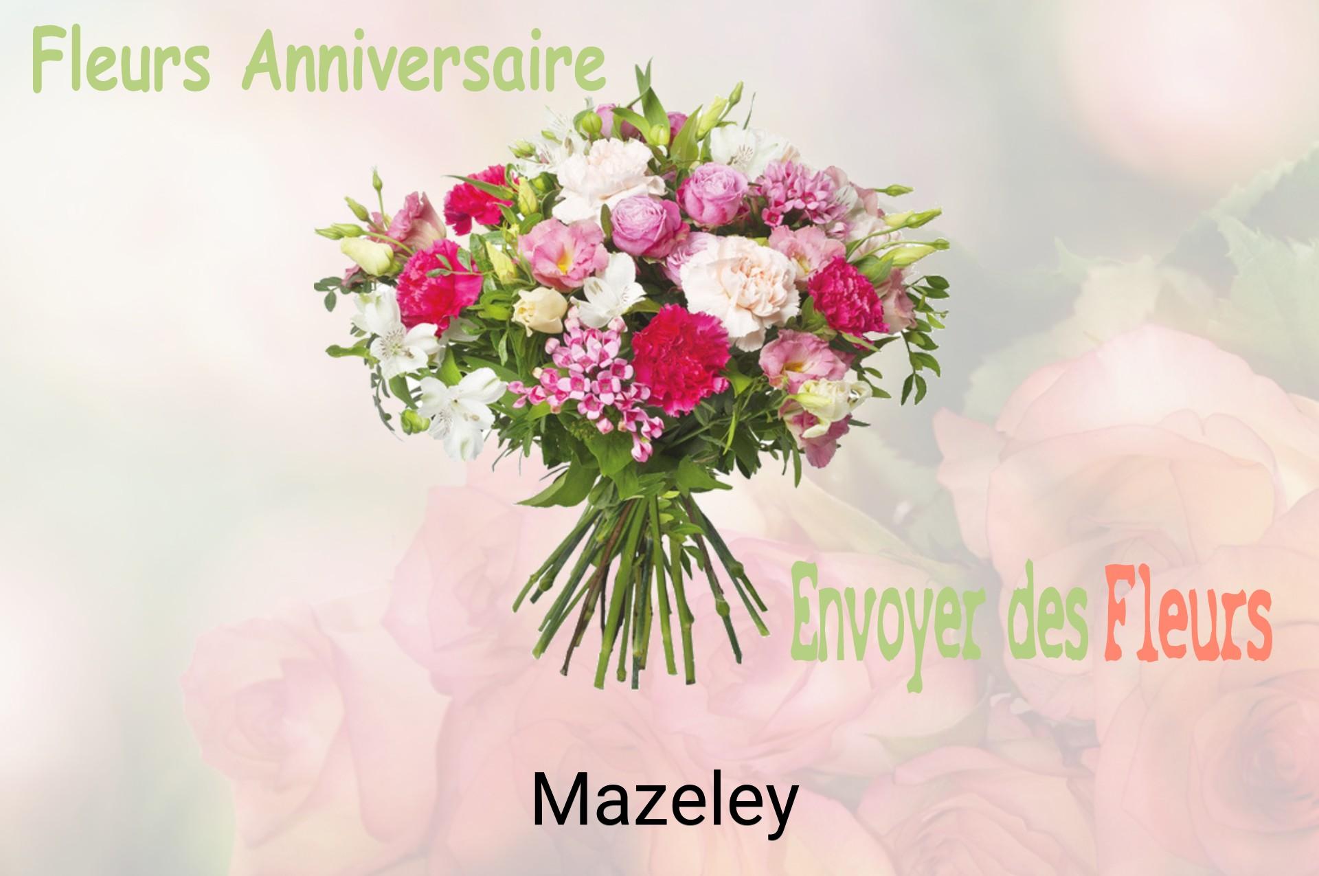 Bouquet de fleurs d’anniversaire livré à Mazeley
