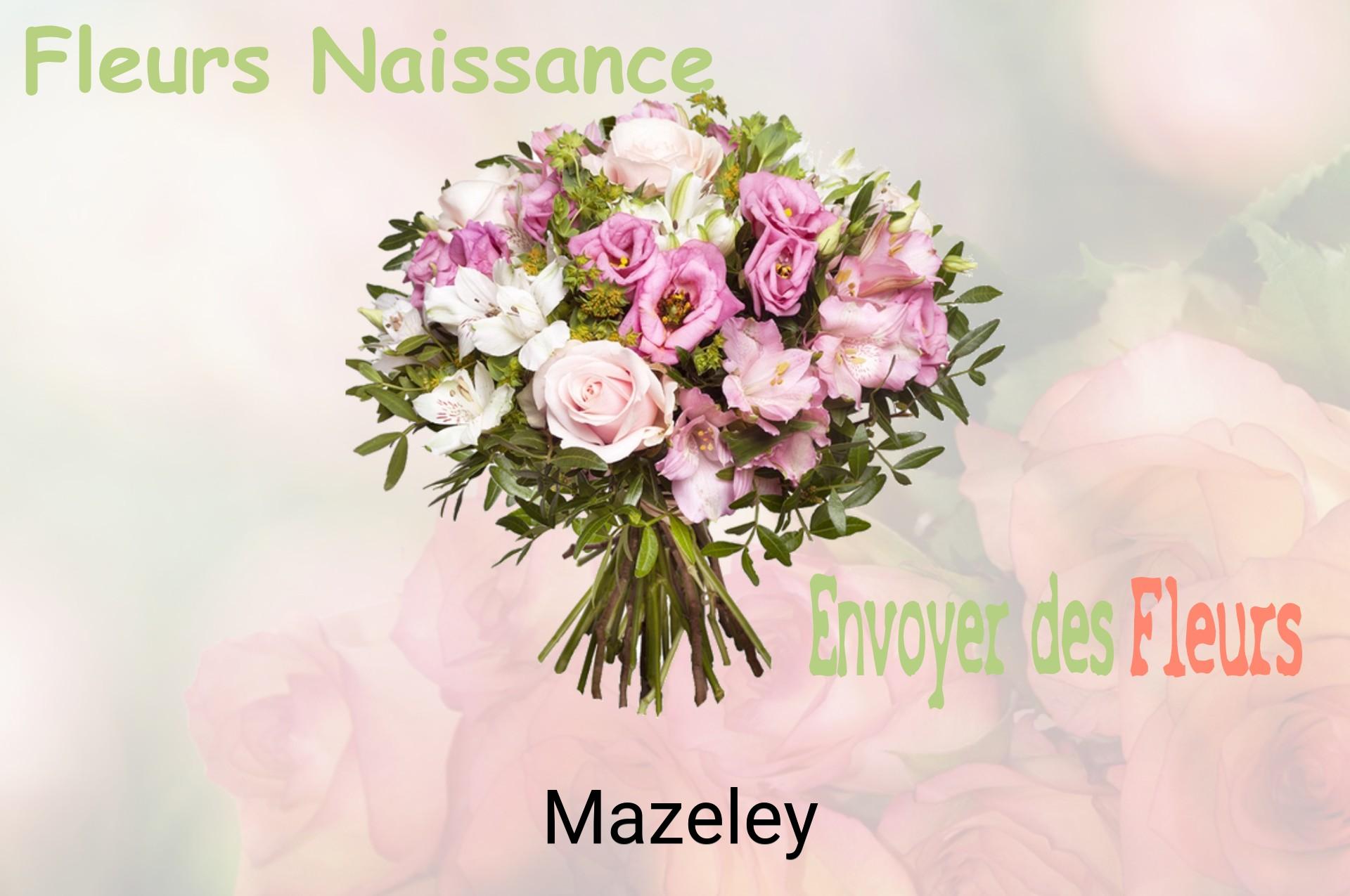 Bouquet de fleurs de naissance livré à Mazeley